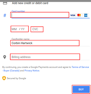 支付 Google Voice 额度