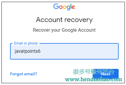 如何恢复 Gmail 帐户